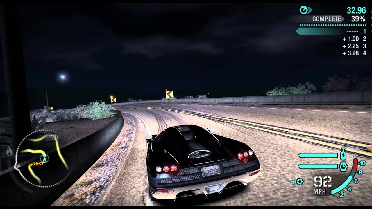need for speed carbon widescreen