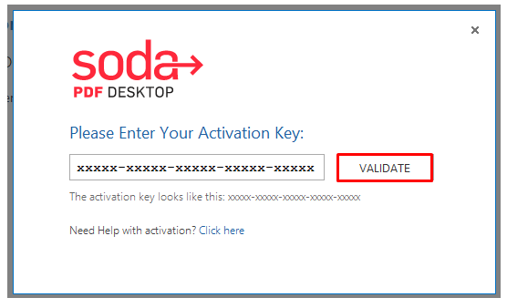 soda pdf activation key